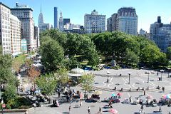 01 Union Square Park Looking North To Empire State Building, One Madison, Met Life Tower, W Union Square Hotel.jpg